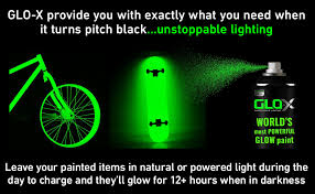 Let your imagination run wild with one of these fluorescent. Amazon Com Glo X Glow In The Dark Spray Paint 10 6oz Can Clear Spray Paint Glows Green In The Dark Powered Light Sun Activated Glow In The Dark Paint For