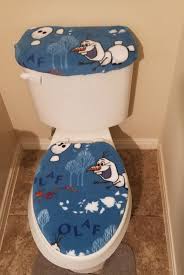 Disney Frozen Olaf Fleece Fabric Toilet