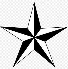 black nautical star clip art star