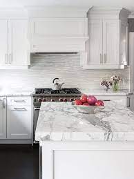 modern white marble gl kitchen