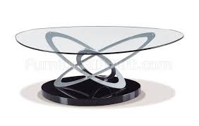 Metal Base Modern Coffee Table