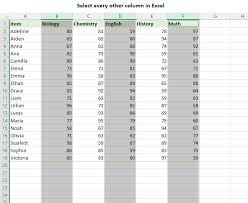 every nth column in excel