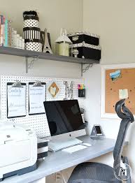 small home office wall to wall shelves