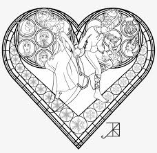 Zelda Stained Glass Coloring Pages With