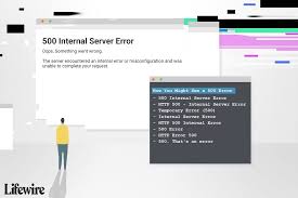 how to fix a 500 internal server error