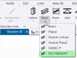 steel beams new section database of