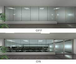 Smart Glass Room Divider