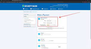pay security bank credit card