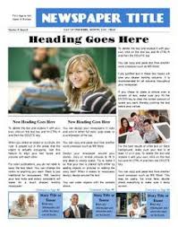 An article is a piece of writing usually intended for publication in a newspaper, magazine, or journal. School Newspaper Examples Google Search School Newsletter Template Free School Newsletter Template School Newsletter