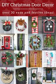 christmas door decor for your holiday