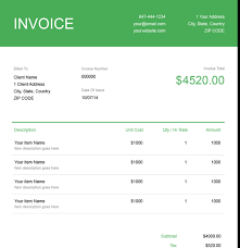 Free It Consulting Invoice Template Freshbooks