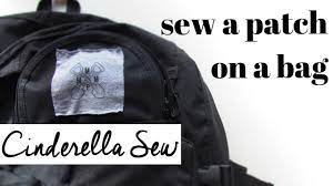 sew a patch on a bag how to put