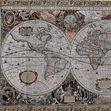 Buy World Map Tapestry English Heritage