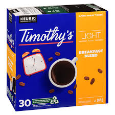 timothy s breakfast blend coffee kcup