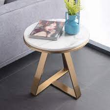 Round End Table Small Side Table For