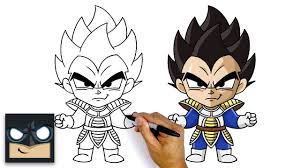 Five years have passed since goku and his friends defeated piccolo jr. How To Draw Vegeta Dragon Ball Z Youtube