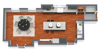 Open Floor Plan Kitchen Dining Room