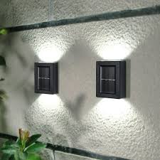 solar wall light up and down glow wall