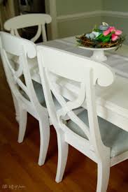 White Dining Table Makeover