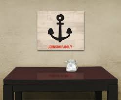 Personalized Anchor Family Wall Art