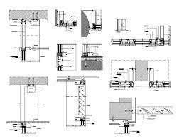 Glass Wall Systems Details Elevation 2d