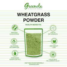 greenola organic wheatgr powder raw