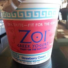 zoi greek yogurt strawberry cream