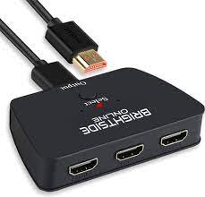 HDMI switch – 3 ingangen 1 uitgang – 4K@60hz – HDMI kabel inbegrepen |  bol.com