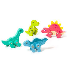 molto wooden toy dinosaurs juguetes molto