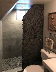Bathrooms Showers Pebble Tile