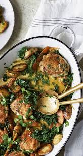 These roasted chicken pieces are simple and so easy to make. Donal Skehan S Speedy One Pan Roast Chicken Dinner Roast Chicken Dinner Dinner Healthy Chicken Recipes