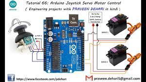 arduino joystick servo motor control