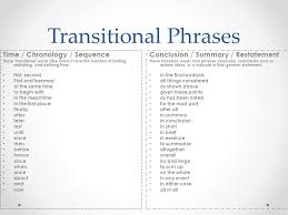 Transition Words and Phrases   ppt video online download  th Grade Conclusion Example       Transition    