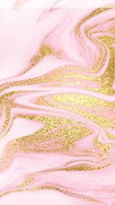 pink gold marble glitter wallpaper