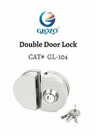 cylinder stainless steel double door lock
