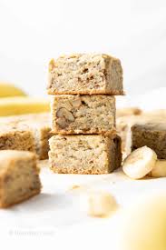 vegan banana bread bars healthy n