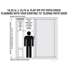 Insulated Airseal Pet Patio Door