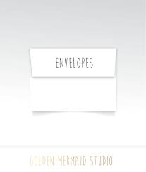Envelopes In Smooth Ultra White Paper Address Printing Available Wedding Invitation Rsvp Thank You Cards A7 A9 5x7 Envelopes