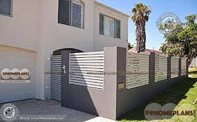 boundary wall design with gate with new