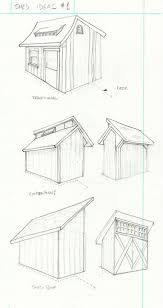 Shed Sketches 1 3 Sketches Shed
