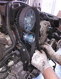 On some engines where the coolant pump is run by the timing belt, the coolant pump is also typically. Timing Belt Camshaft Wikipedia