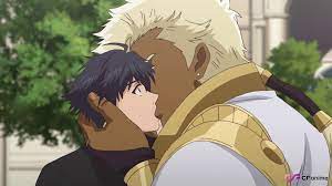 Kouichi being kissed by Caius outside | Titan's bride, The titan's bride,  Anime