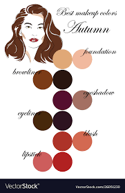 best makeup colors for autumn type