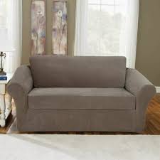 Stretch Sofa Slipcover Taupe Tan Beige