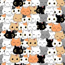 cat pattern images free on