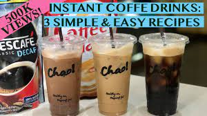 3 clic iced coffee recipes using