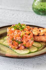 salmon tartare jamie oliver delish sides