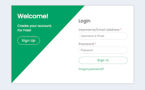 login and signup page in html and css code