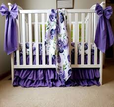 Purple Crib Set