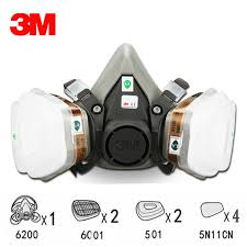 9 In 1 Suit 3m Half Face Gas Mask Respirator Painting
